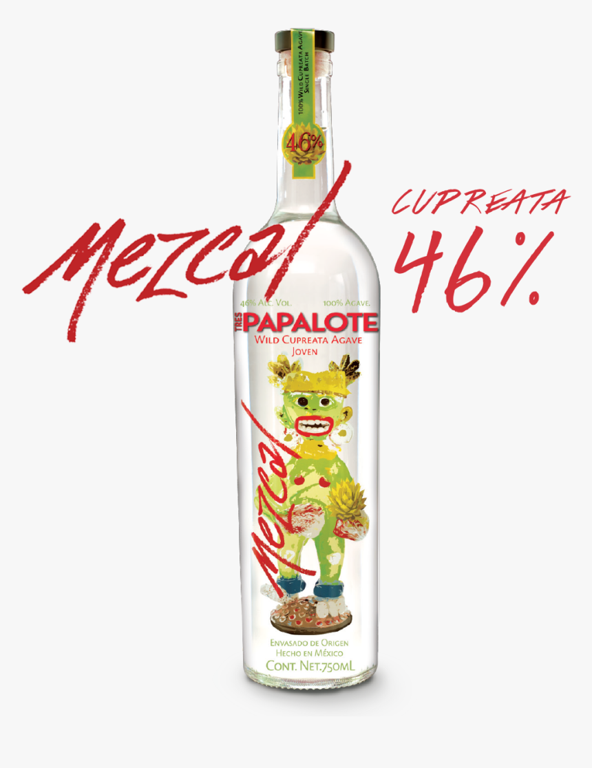 Mezcal 46 - Tres Papalote Mezcal Review, HD Png Download