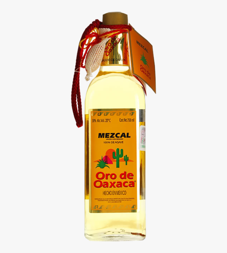 Oro De Oaxaca Mezcal With Agave Worm - Mezcal Oro De Oaxaca, HD Png Download