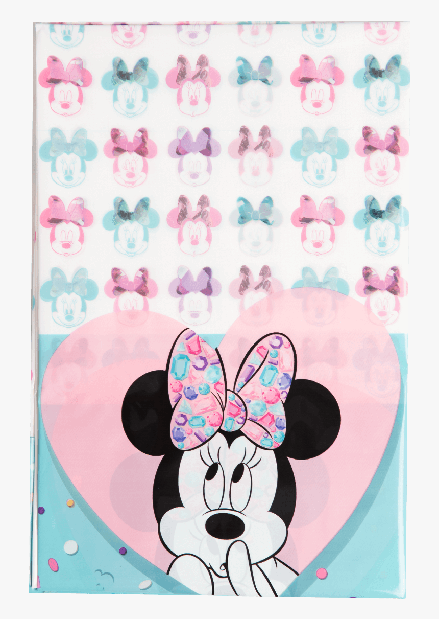 Disney Minnie Mouse Party Gem Table Cover - Minnie Mouse Gem, HD Png Download