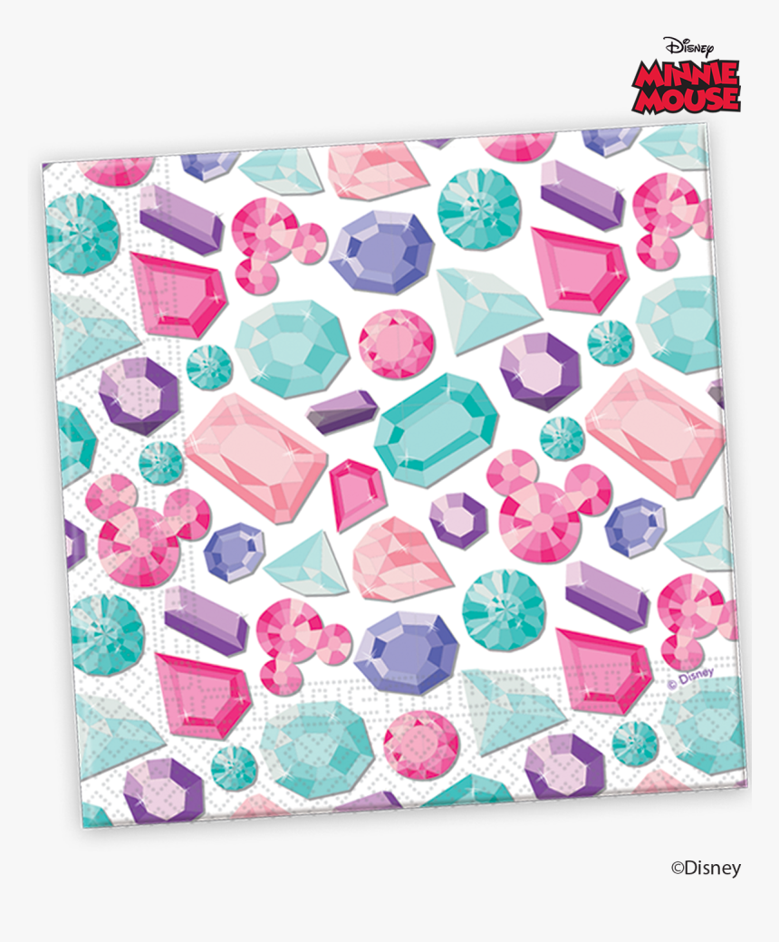 Disney Minnie Mouse Party Gem Napkins 
 Class Lazyload - Minnie Mouse Gem Party, HD Png Download