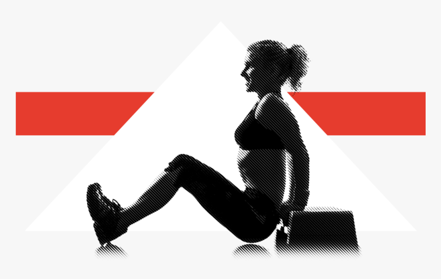 Dip Exercise Using Step - Exercise, HD Png Download