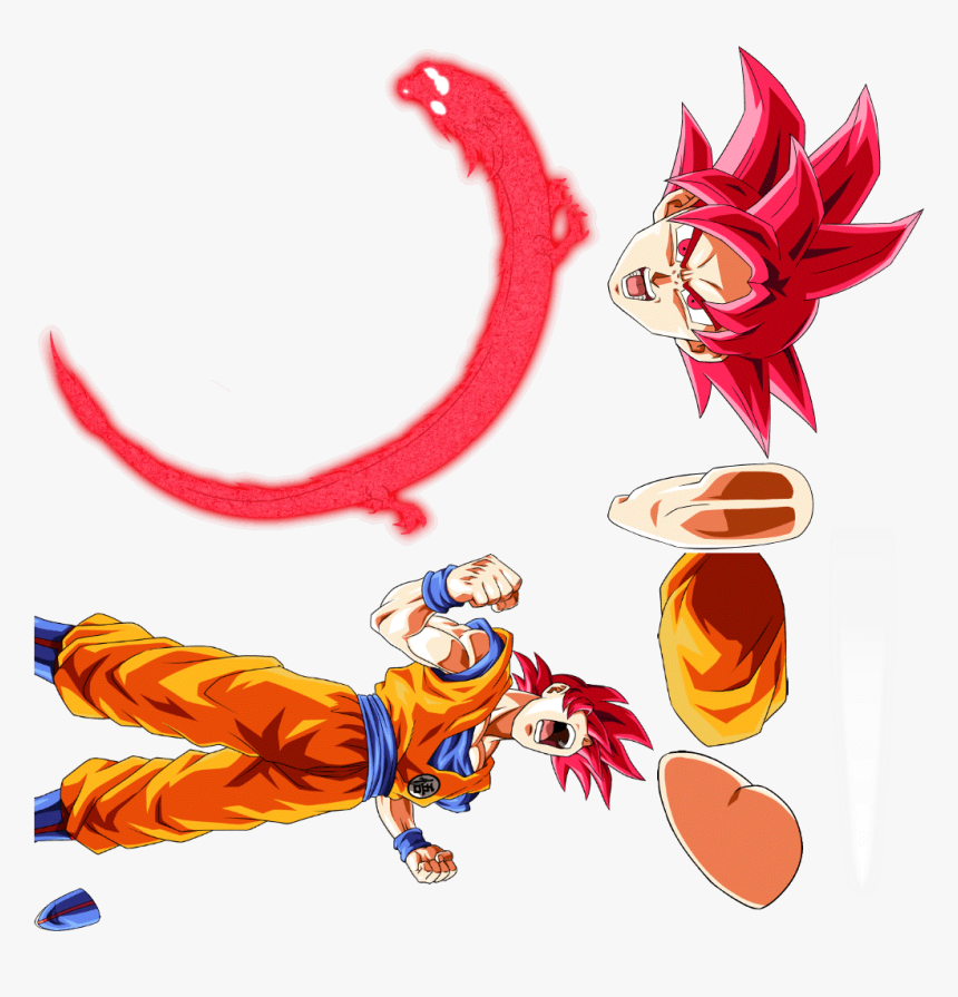 Resurrected Legend Super Saiyan God Goku, HD Png Download