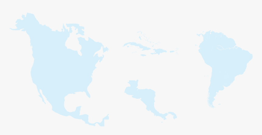 Distribution Map - Cuba On North America Map, HD Png Download