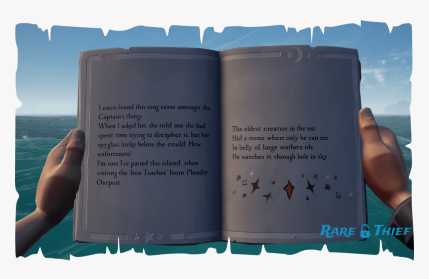 The Patient One, Stars Of A Thief - Sea Of Thieves Wanda's Journals, HD Png Download