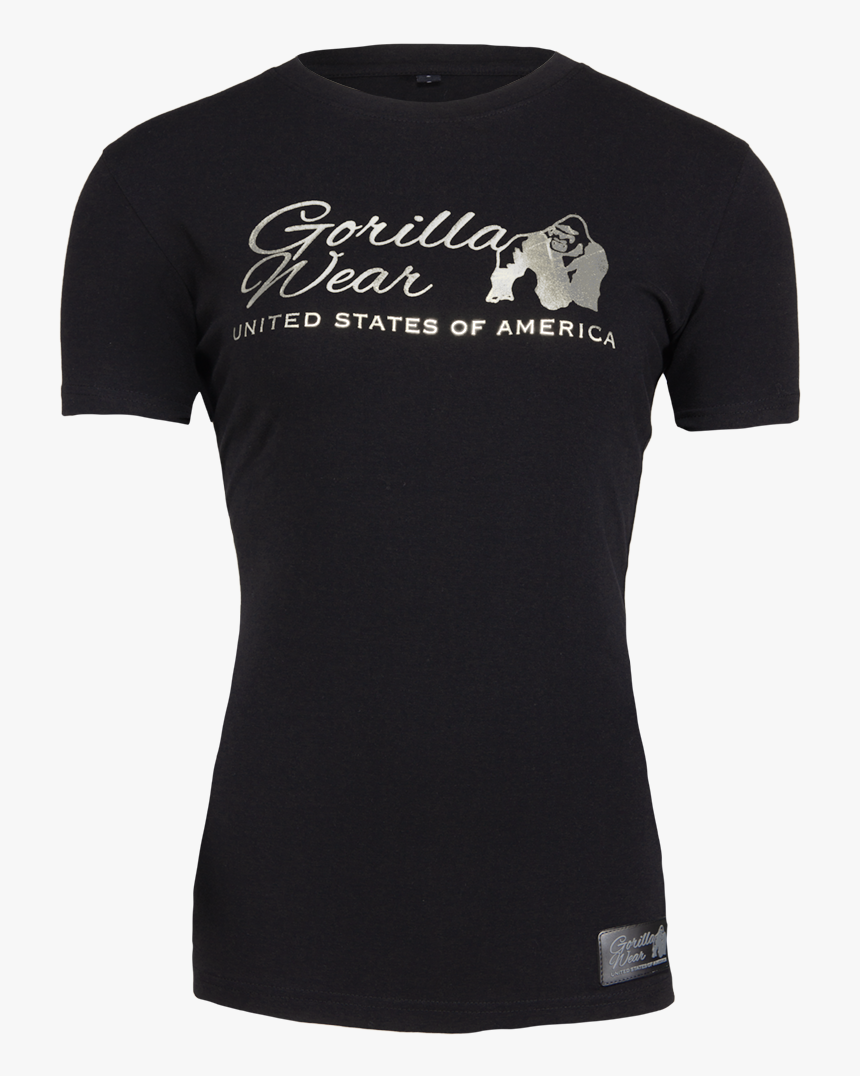 Luka T-shirt - Black/silver - Black & Gold Tshirt Png, Transparent Png