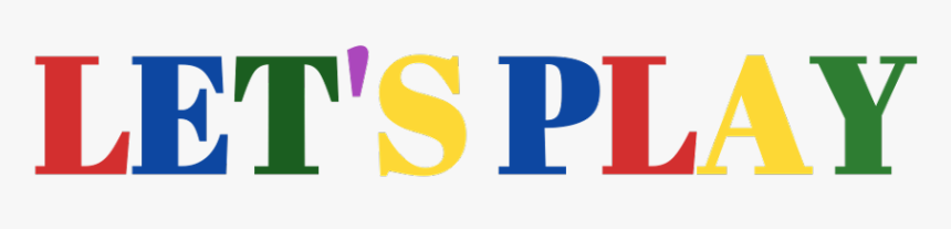 #lets #play #letsplay #colorful #text #colorfultext - Graphic Design, HD Png Download