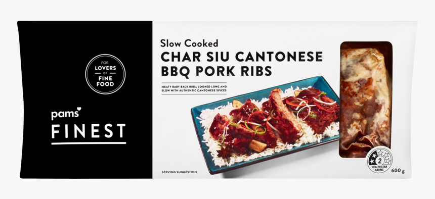 Pams Finest Slow Cooked Southern Style Bbq Pork Ribs, HD Png Download