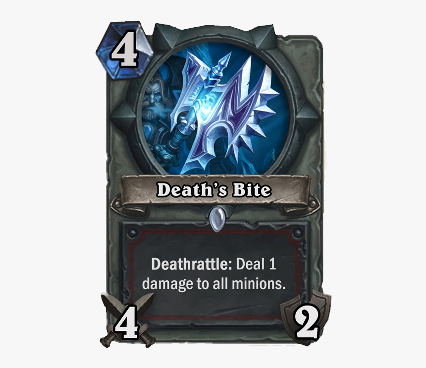 Deathsbite Warrior Card Curse Of Naxx - Shadowblade Hearthstone, HD Png Download
