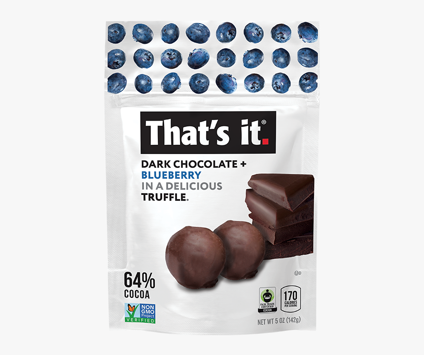 Blueberry Truffles Front - That's It Truffles, HD Png Download
