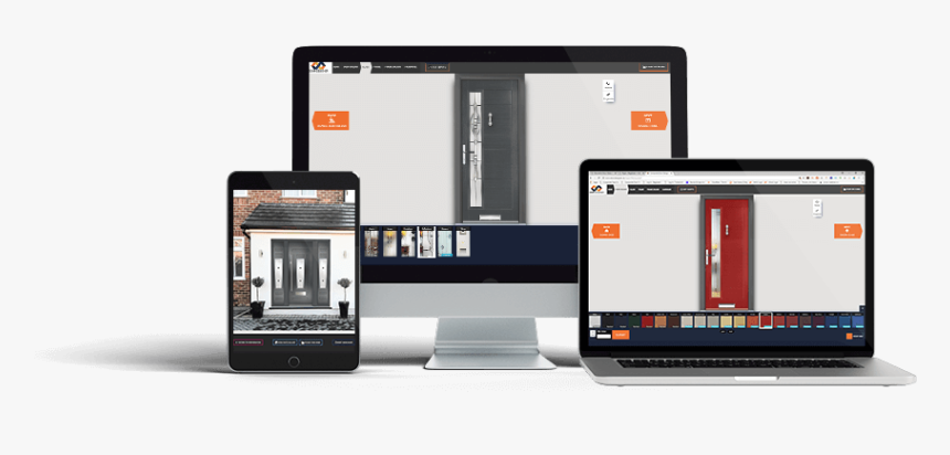 Composite Decorative Glass Door Designer - Web Design, HD Png Download