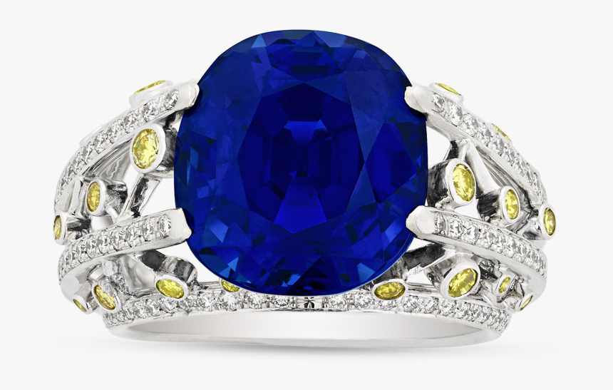 Untreated Madagascar Sapphire Ring By Fred, - Diamond, HD Png Download