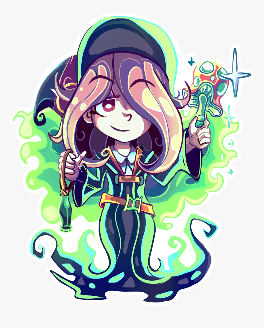 Little Witch Kagari,lotte Yanson,sucy Manbavaran,anime - Lotte Yansson, HD Png Download
