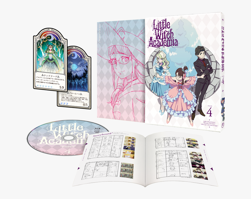 Little Witch Academia Manga 4, HD Png Download