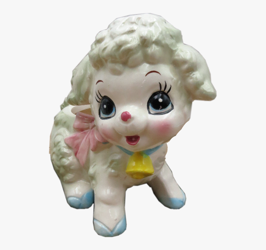 Lamb Cute Vintage Ageregression Tumblr Moodboard Doll - Animal Figure, HD Png Download