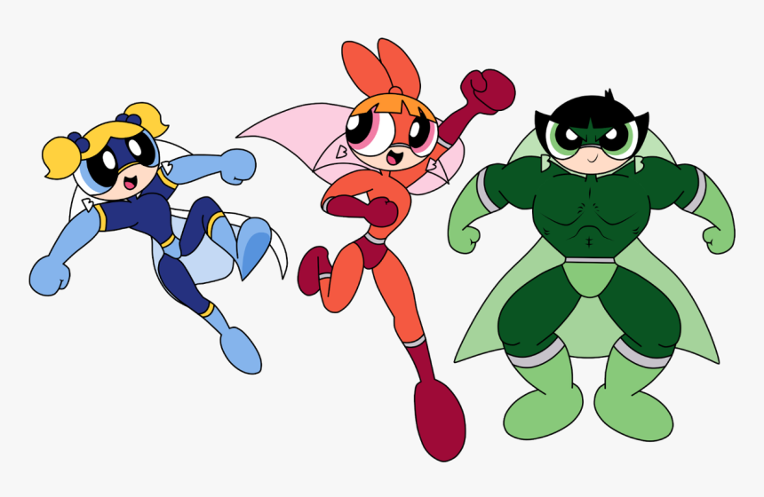 Powerpuff Girls 1998 Vs 2016, HD Png Download