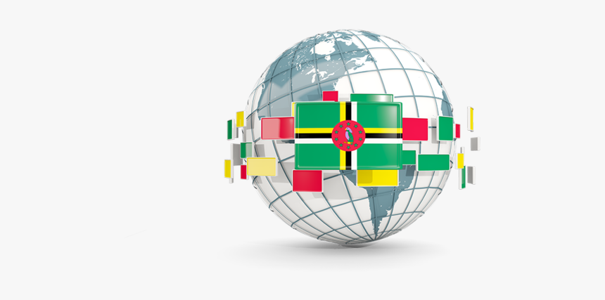 Globe With Line Of Flags - Sri Lanka World Png Icon, Transparent Png