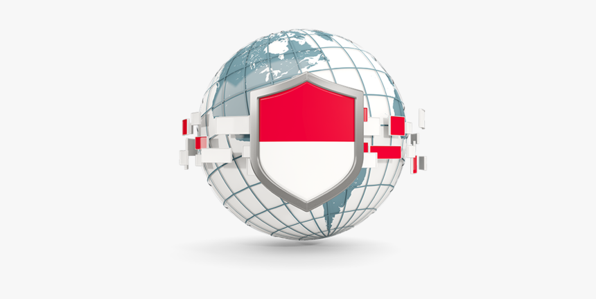 Globe With Shield - Uk Flag On Globe, HD Png Download