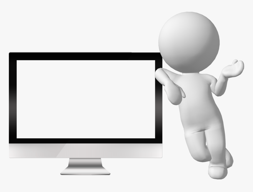 3d Man With Money Clipart Clip Library Library Index - 3d White Man Png, Transparent Png