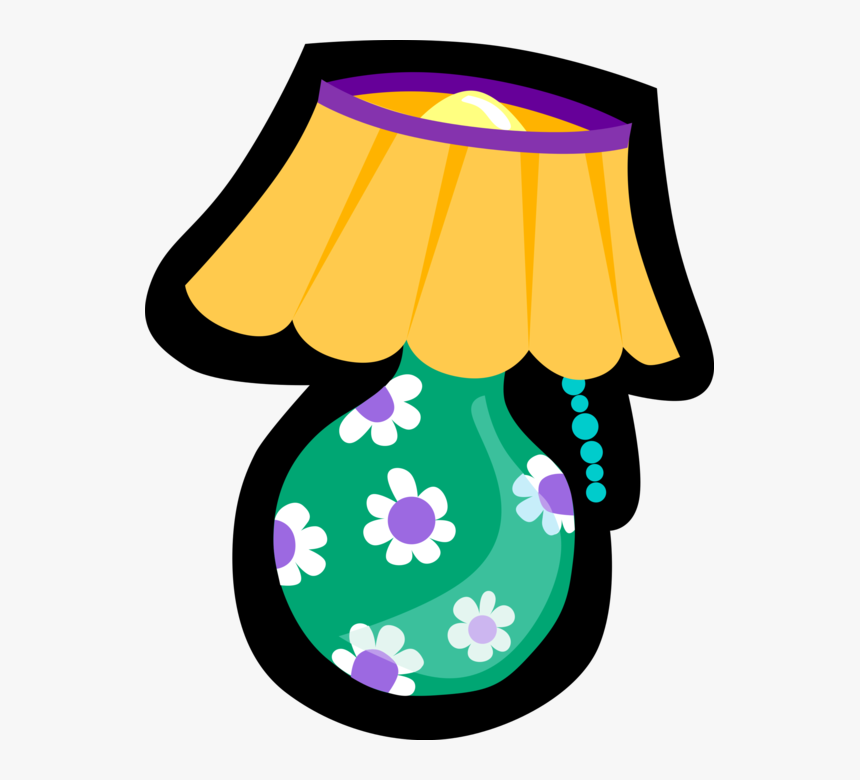 Vector Illustration Of Electric Light Fixture Lamp, HD Png Download