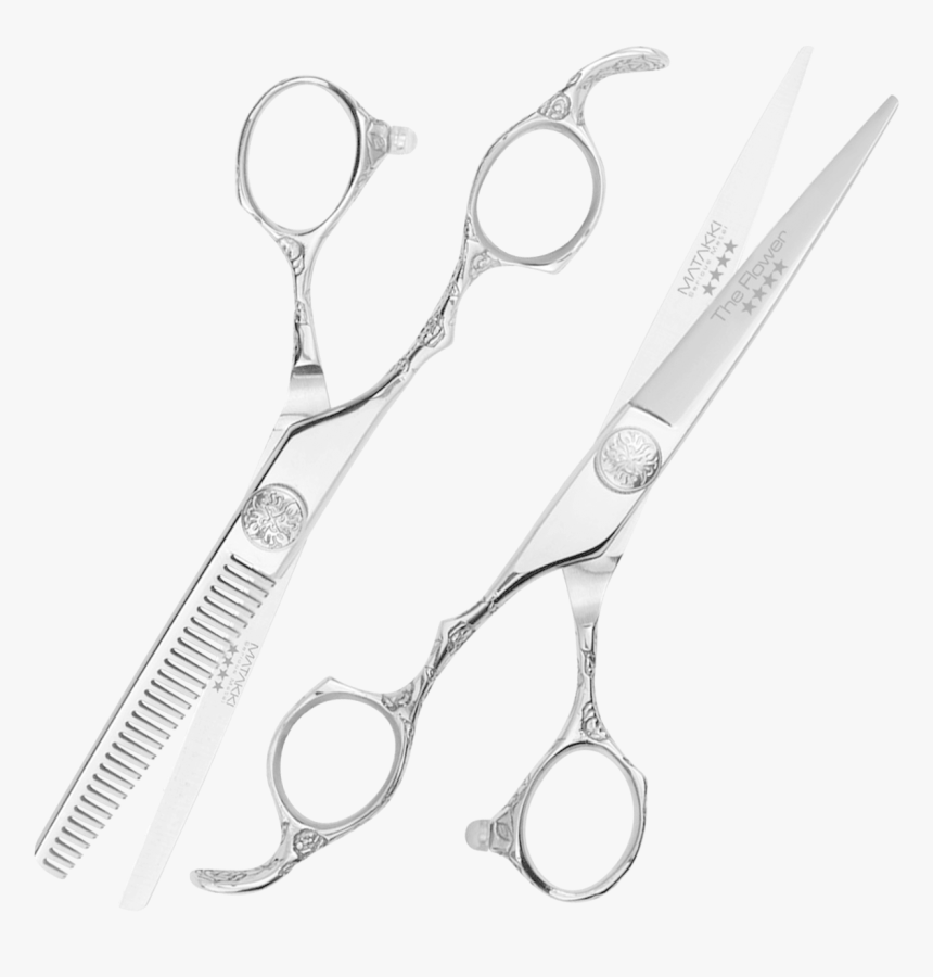 Picture Of Matakki Flower Lefty Professional Hair Cutting - Nożyczki Degażówki, HD Png Download