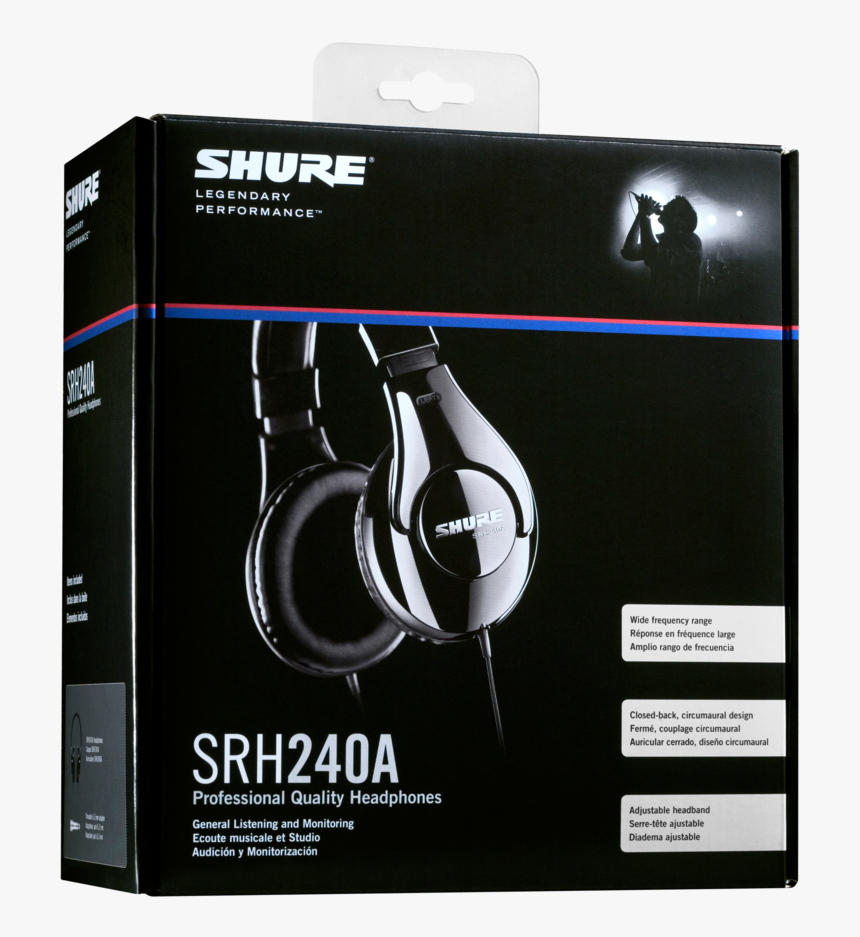 Shure Srh240a, HD Png Download