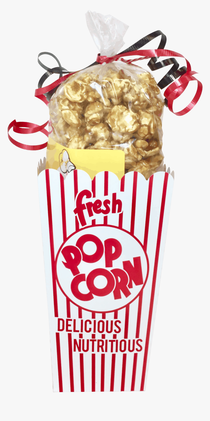 Caramel Popcorn Gift Box - Popcorn Box, HD Png Download