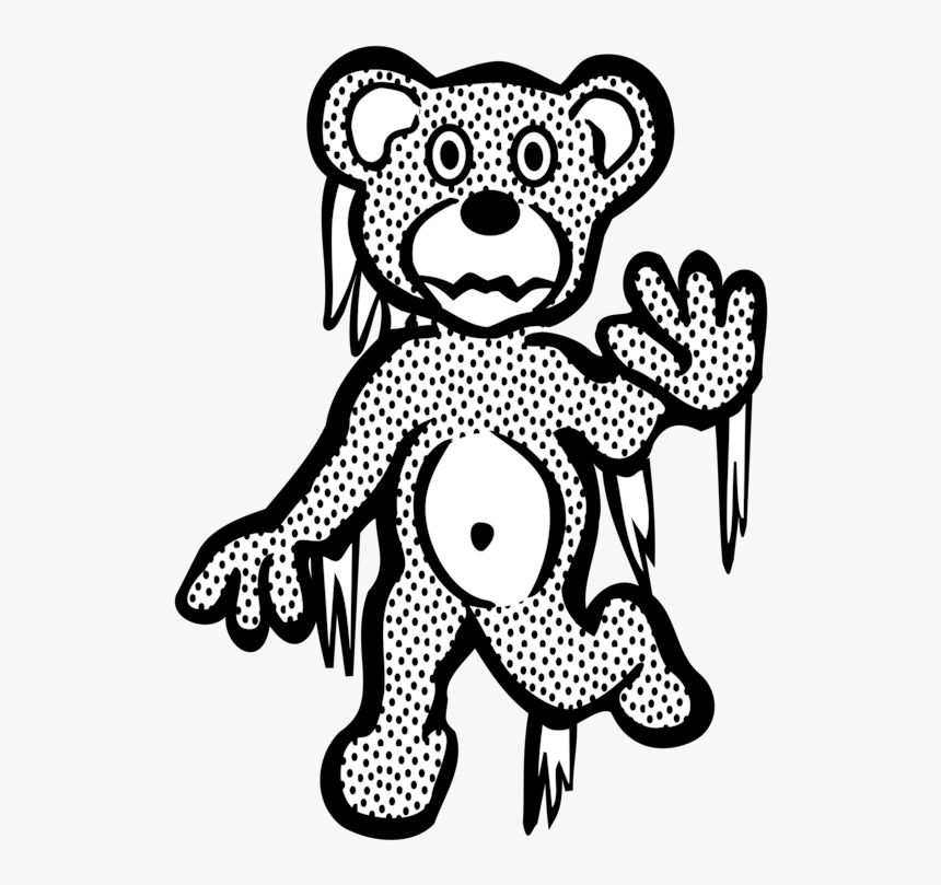 Teddy Bear,art,monochrome Photography - Frozen Bear Cartoon, HD Png Download