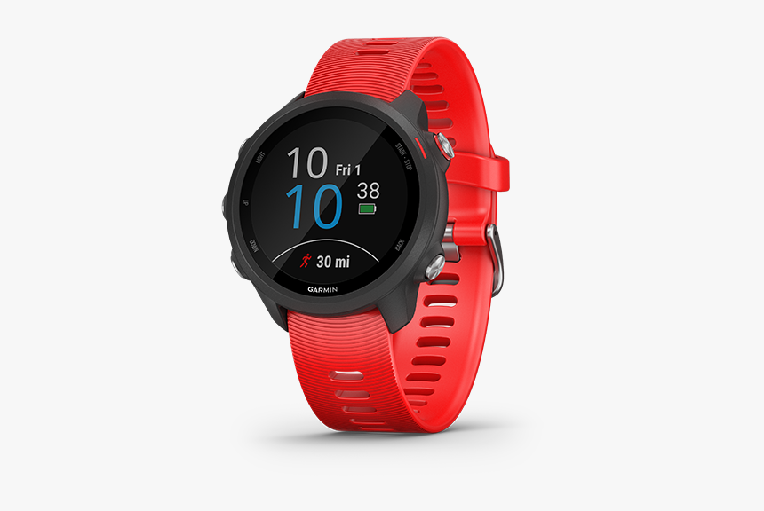 Forerunner 245 Music Lava Red, HD Png Download