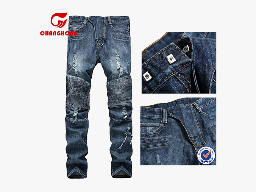 Biker Jeans Free Png Image - Trousers, Transparent Png