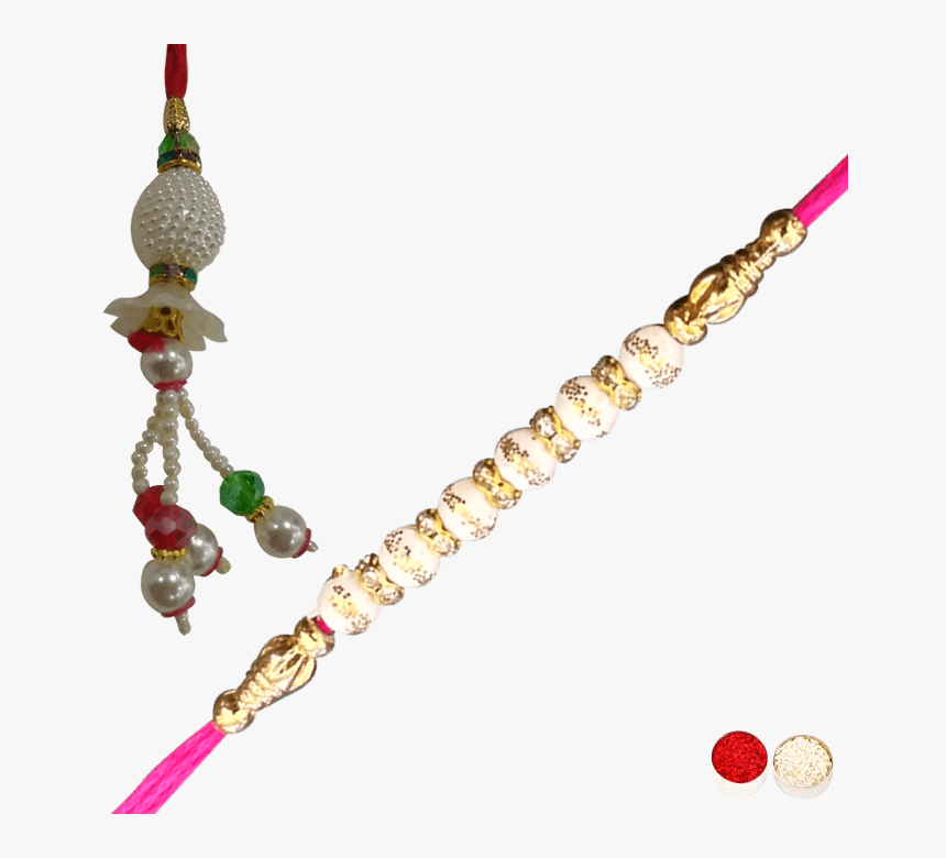 Siblings Drawing Rakhi Design - Bead, HD Png Download