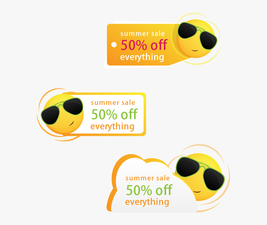 Sun Price Label Discount Tag Logo - Logo, HD Png Download
