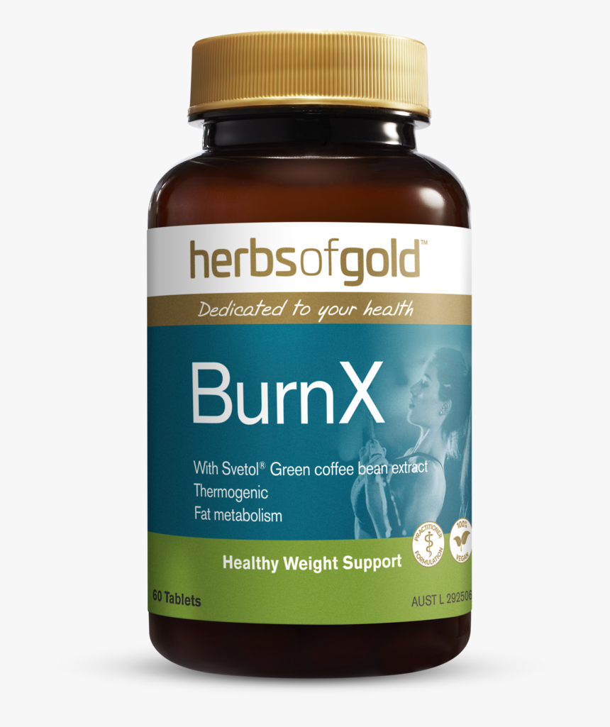 Burnx - Herbs Of Gold Coq10 150mg In Rice Bran Oil, HD Png Download