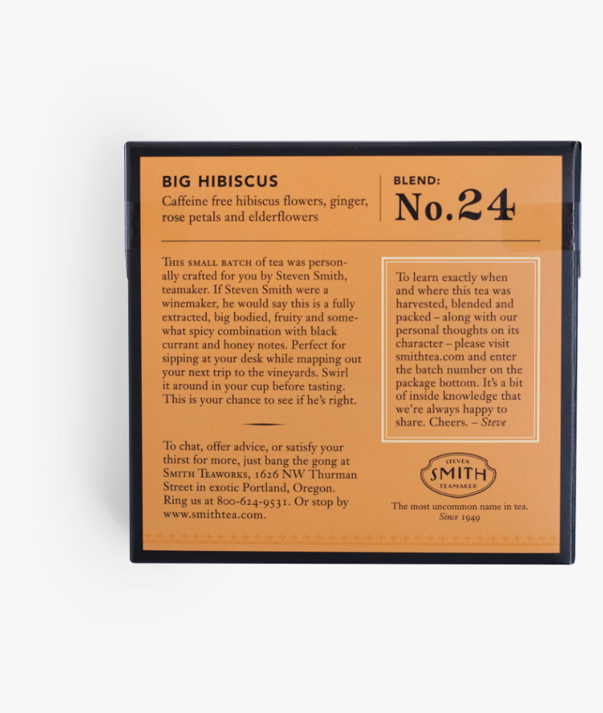 Steven Smith - Big Hibiscus - Back - Steven Smith, HD Png Download