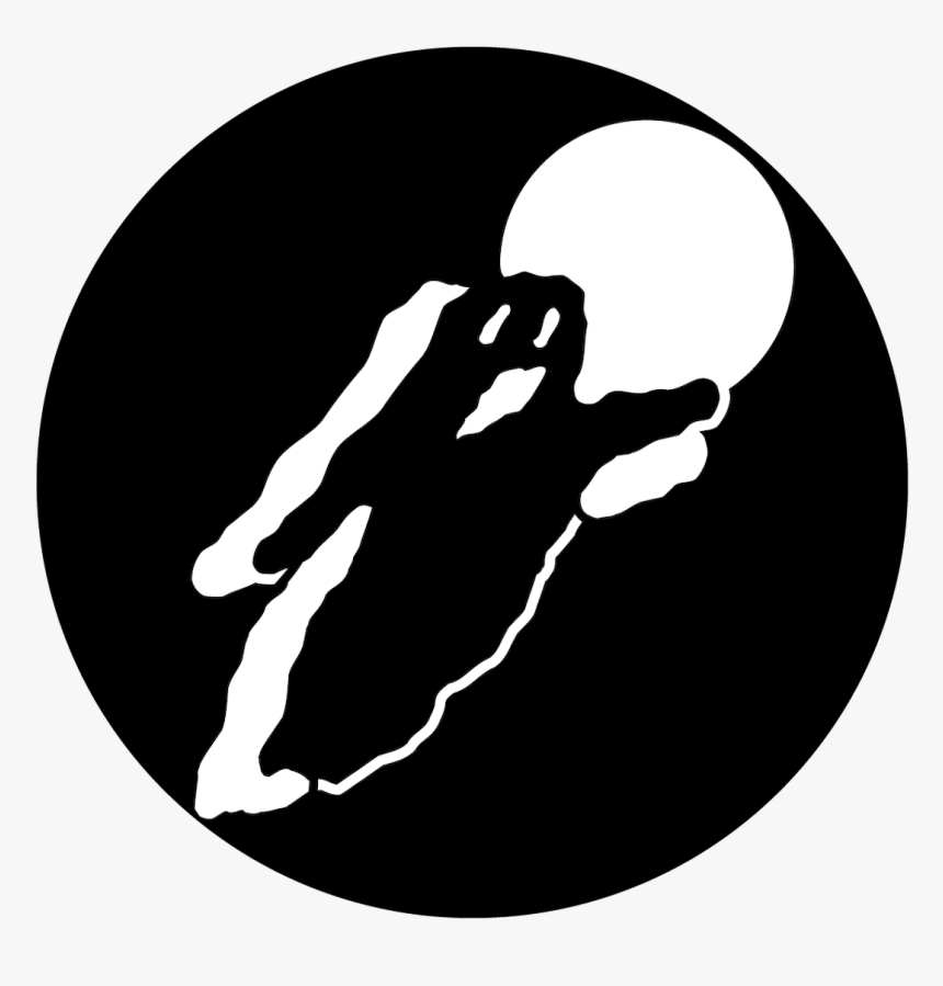 Apollo Ghost With Moon - Ville De Saint Etienne, HD Png Download