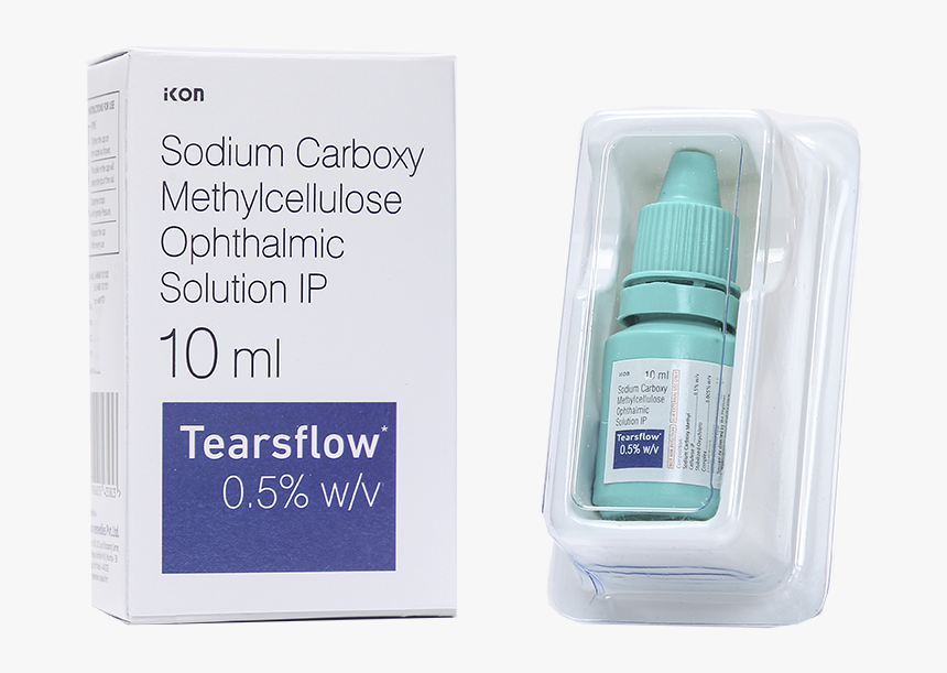 Tearsflow Eye Drops - Cosmetics, HD Png Download