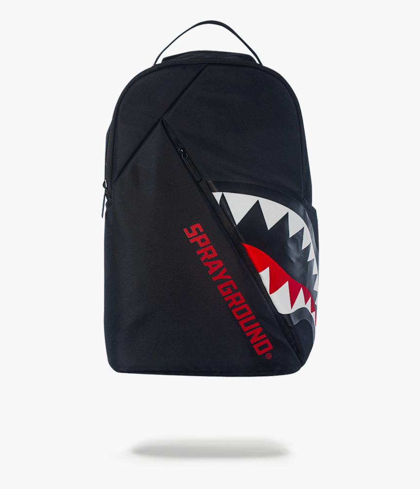 Angled Ghost Shark 1 - Shark Bag Sprayground, HD Png Download