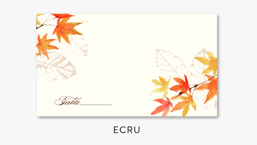 Fall Place Cards - Illustration, HD Png Download