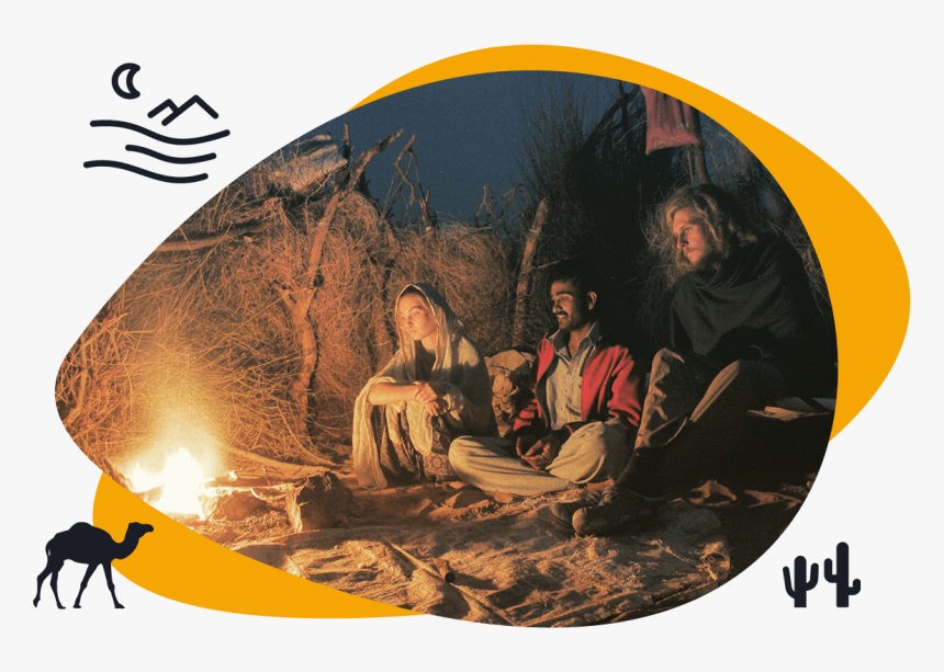 Shiva Overnight Camel Safari A Jaisalmer - Illustration, HD Png Download