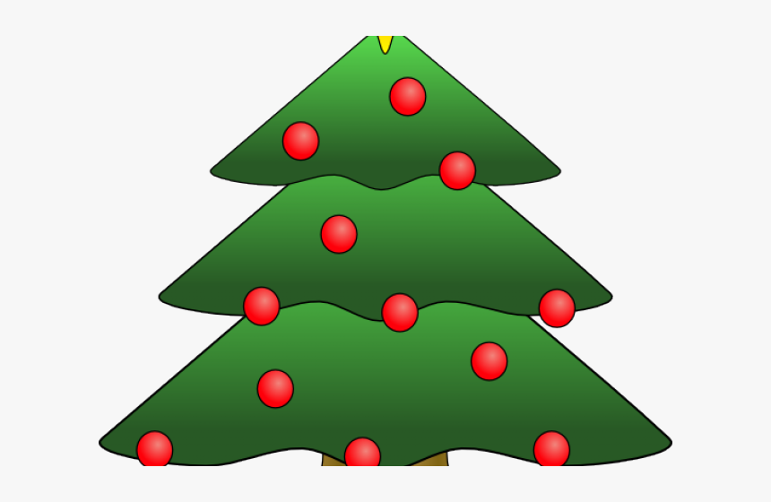 Christmas Tree Clipart Free Png, Transparent Png