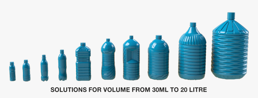 Manual Stretch Blow Bottle Moulding Machine - Plastic Water Bottle Moulding Machine, HD Png Download