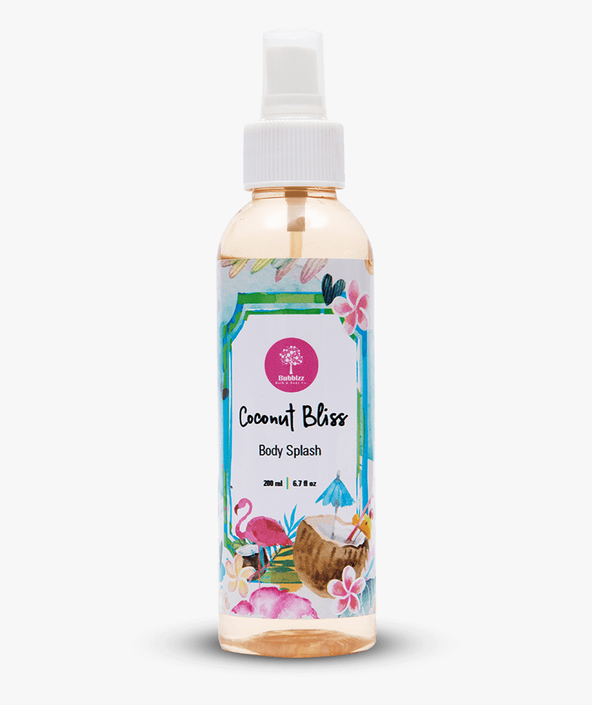 Coconut Bliss Body Splash - Plastic Bottle, HD Png Download