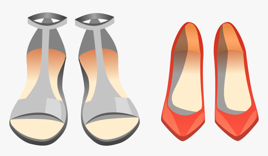 Shoe Slipper Sandal Clip Art - Shoe, HD Png Download