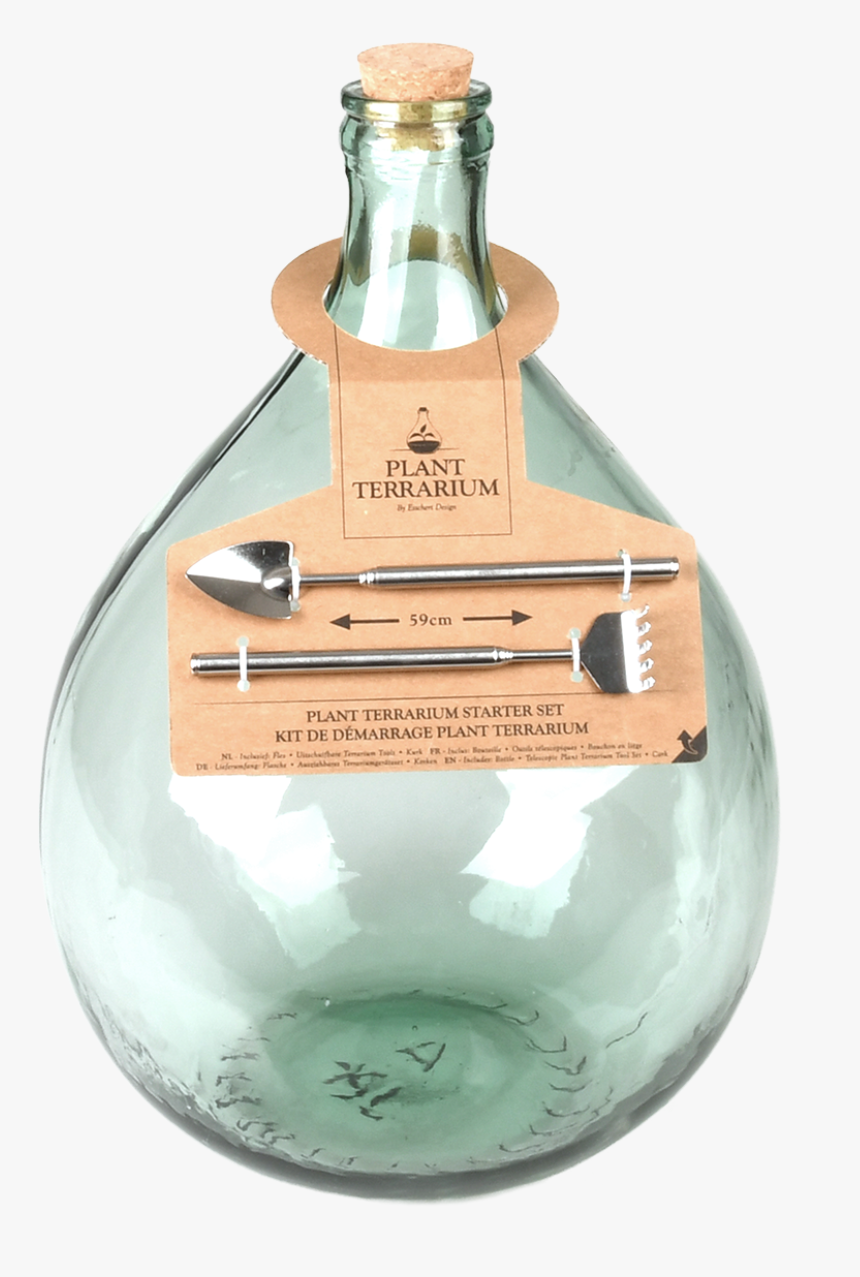 Terrarium Bottle 15 Litre Set - Plant Terrarium Starter Kit, HD Png Download