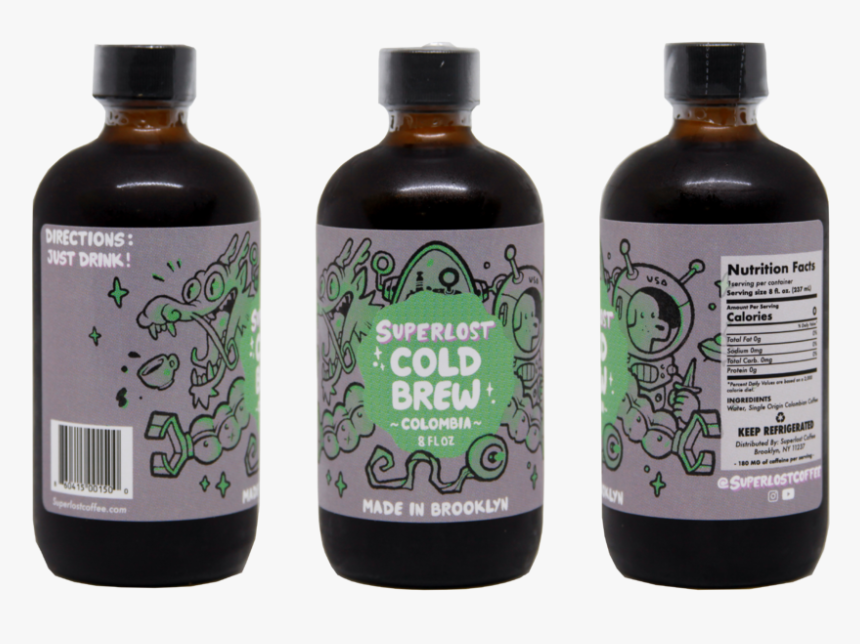 Best Cold Brew Superlost Cold Brew - Plastic Bottle, HD Png Download