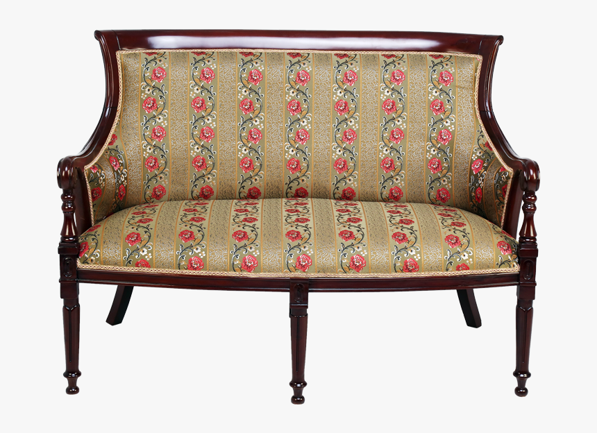 Urban 2 Seater Sofa With Mahogany Wood Finish By Stories - Studio Couch, HD Png Download