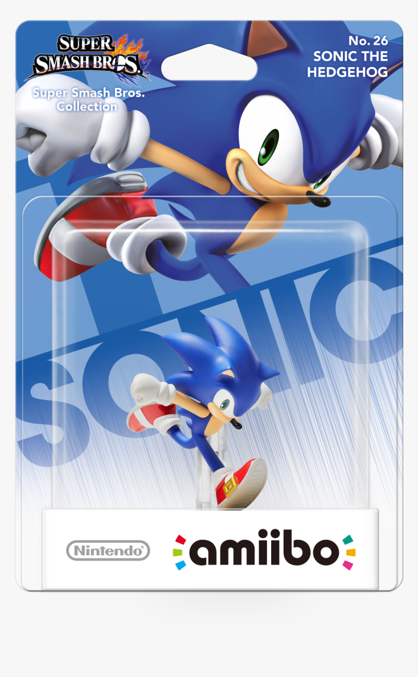 Super Smash Bres No - Amiibo Sonic The Hedgehog, HD Png Download