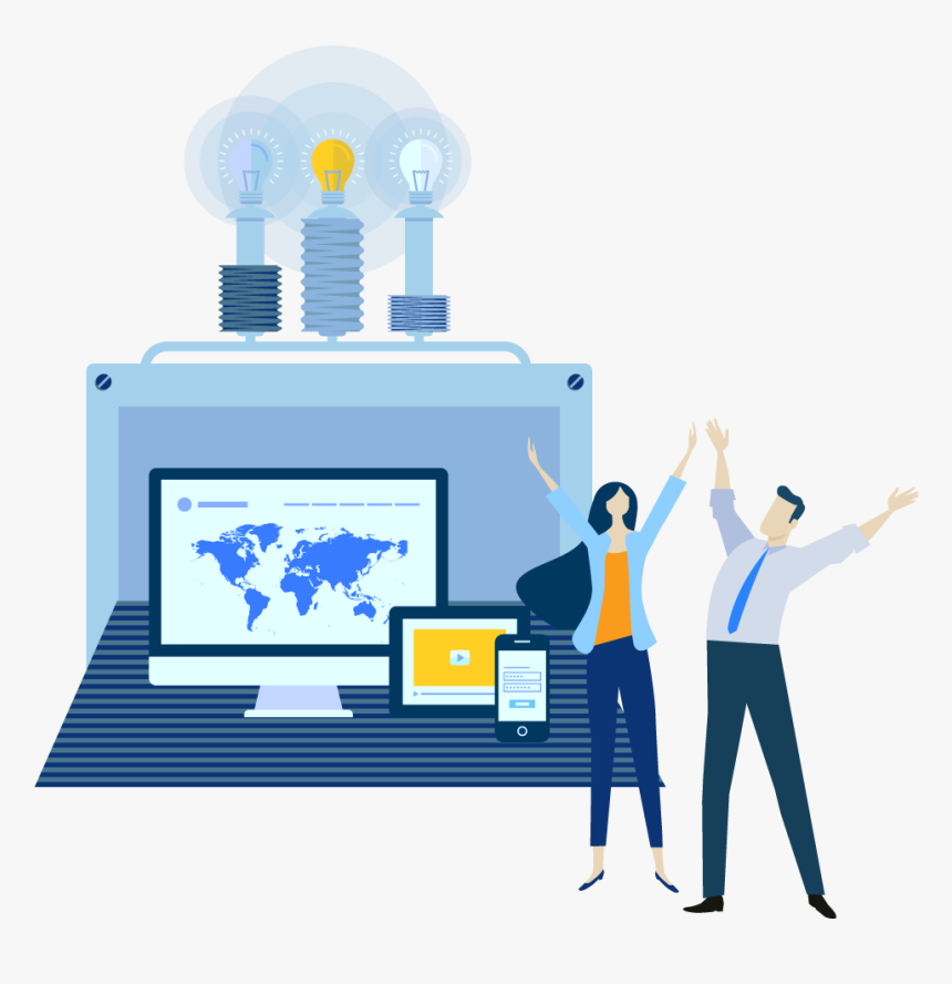 Website Hosting Peterborough - World Map, HD Png Download