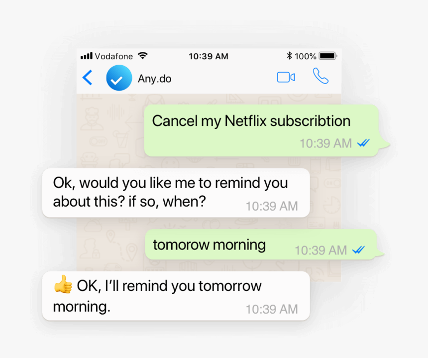 Whatsapp Any - Do Integration - Whatsapp Any Do, HD Png Download