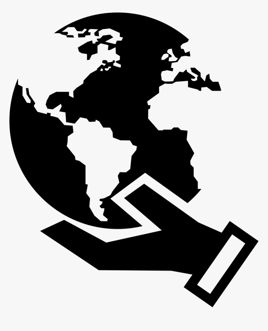 Earth Black And White Png, Transparent Png
