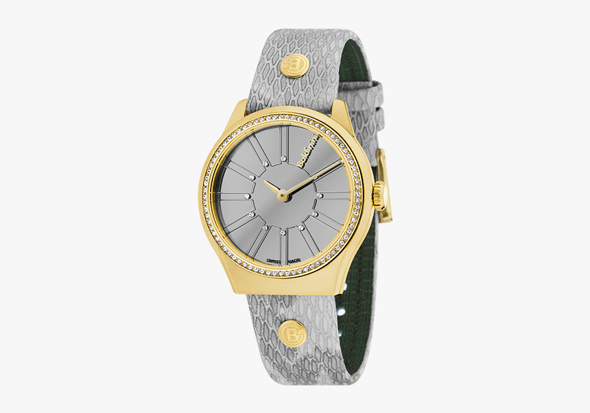 Lady Adria Stone Gold Grey - Analog Watch, HD Png Download
